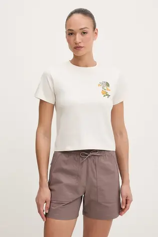 Футболка T-shirt Flora Embroidered THE NORTH FACE M Бежевий