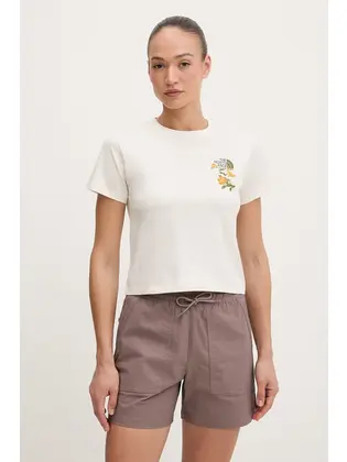 Футболка T-shirt Flora Embroidered THE NORTH FACE M Бежевий