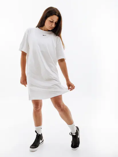 Сукня Nike W NSW ESSNTL SS DRESS TSHRT, білий