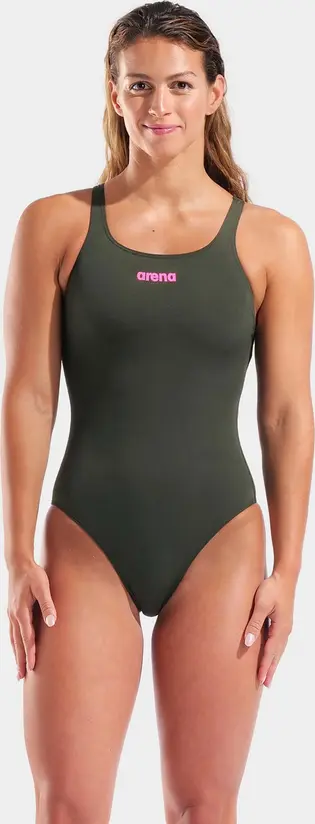 Купальник закритий для жінок Arena TEAM SWIMSUIT SWIM PRO SOLID темно-зелений