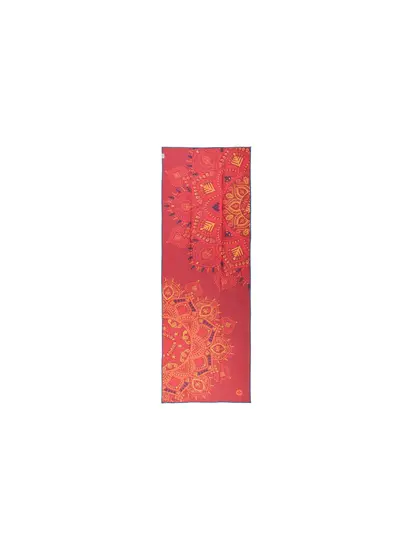 Рушник для йоги Mandalas Red від Bodhi 183x61 см
