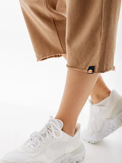 Штани Ellesse Taran Cropped Jog Pant, коричневий