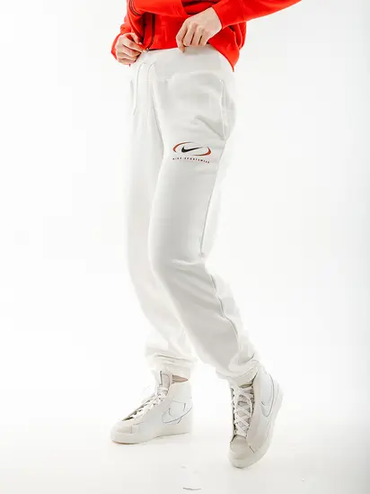 Штани Nike NS PHNX FLC HR OS PANT PRNT, бежевий
