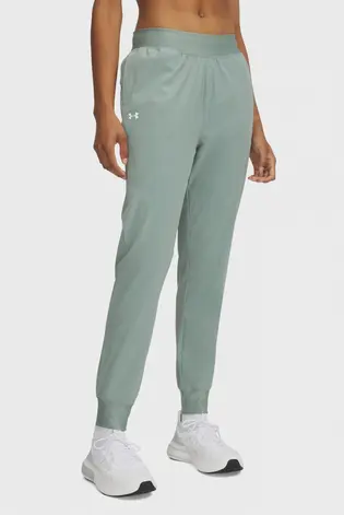 Штани спортивні UA Rival Hi Rise Woven Pant Under Armour L Зелений