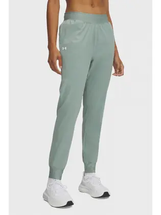 Штани спортивні UA Rival Hi Rise Woven Pant Under Armour L Зелений
