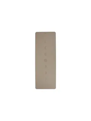 Йога-мат Bodhi Phoenix Moon Phases Light Taupe матовий 185x66x0.4 см