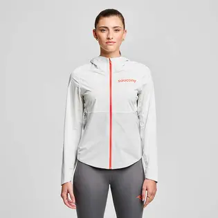 Вітровка Saucony ENDORPHIN RUNSHIELD JACKET, білий