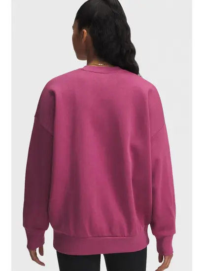 Світшот UA Rival Fleece OS Crew Under Armour S Розовий