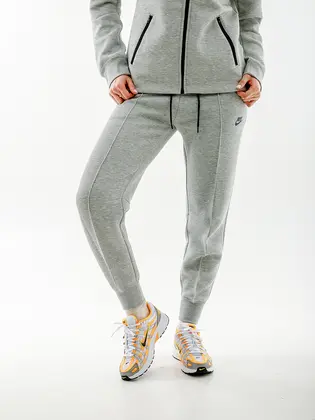 Штани Nike W NSW TCH FLC MR JGGR, сірий