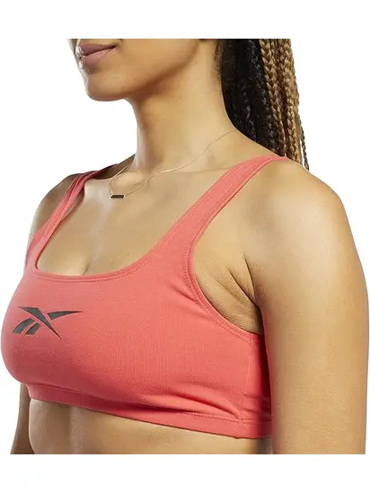 Топ Reebok Women's Classic Premium Foundation Logo Cotton Sports Bra