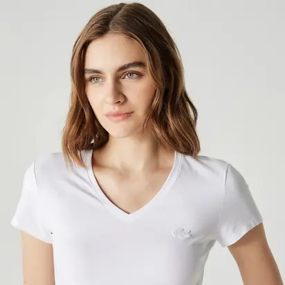 Футболка жіноча Lacoste T-Shirt White 34