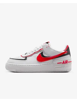 Кросівки Nike W AF1 SHADOW, білий з червоним