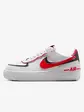Кросівки Nike W AF1 SHADOW, білий з червоним