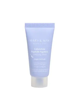 MARY & MAY Нічна антивікова маска з пелюсток календули , 30g