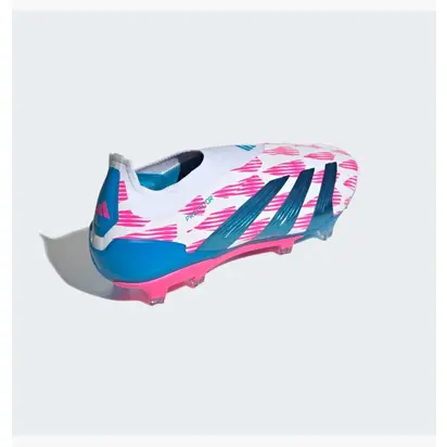 Бутси Adidas Predator Elite Laceless Firm Ground Soccer Cleats White/Pink