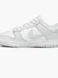 Кросівки Nike W DUNK LOW, білий з сірим