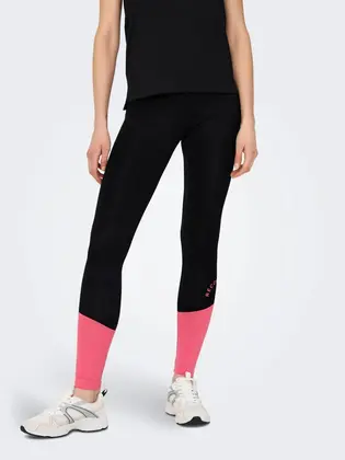 Лосини ONPELLIE HW JRS LEGGINGS KISSED CORAL Only Play L Чорний