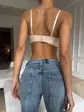 Класичний безшовний бюст з push up, чорний