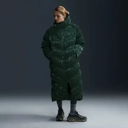 Куртка Nike W NSW TF OS SHN SNFL WNPFR PKA, темно-зелений