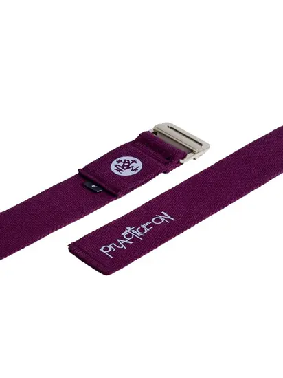 Ремінь для йоги Manduka AligN Yoga Strap Indulge 244×4.4 см фіолетовий