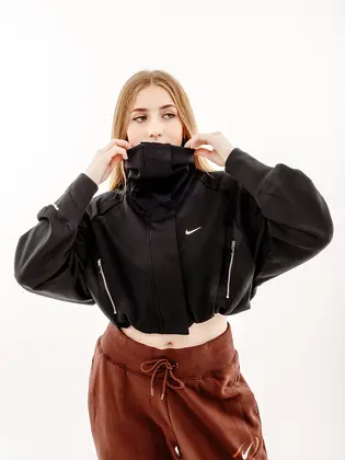 Кофта Nike CLLCTN CROP JKT, чорний