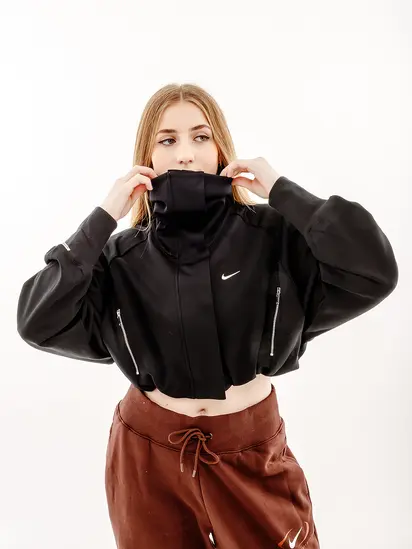Кофта Nike CLLCTN CROP JKT, чорний