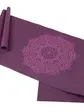 Килимок для йоги Leela Mandala Bodhi баклажан — баклажанова мандала 183x60x0.45 см
