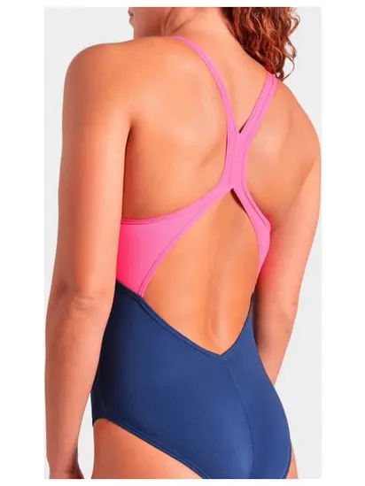 Купальник для жінок Arena RIPPLES SWIMSUIT V BACK B синій
