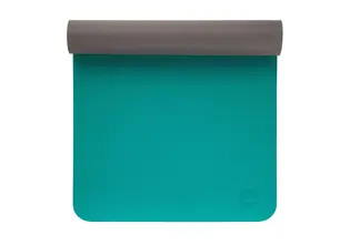 Килимок для йоги TPE Flow Bodhi 183x60x0.5 см петроль/антрацит