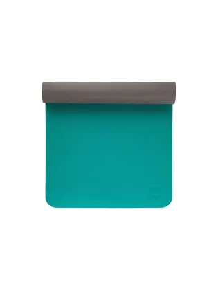 Килимок для йоги TPE Flow Bodhi 183x60x0.5 см петроль/антрацит
