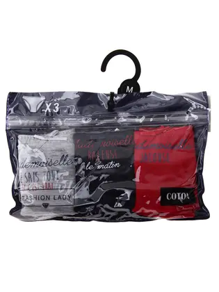 Труси Fashion Lady SLIPS-X3-FEMME червоний, синій, сірий L