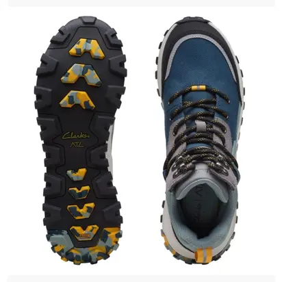 Черевики Clarks Atl Trek Sky, синій з сірим