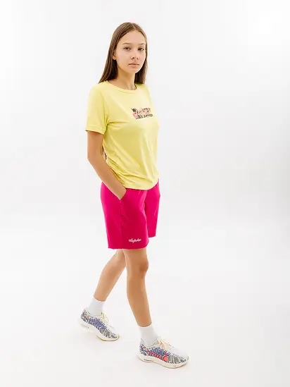 Шорти AUSTRALIAN VIBES SHORT HOLOGRAPHIC LOGO, рожевий