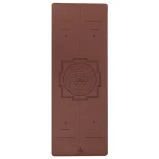 Килимок для йоги каучуковий Dinesh Yantra Marsala RAO 185×68×0.4 см