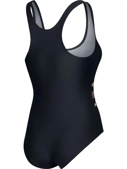 Купальник закритий для ок AqUnder Armour Speed Swimsuit STELLA LADY 62956 чорний, золотистий 36 (299