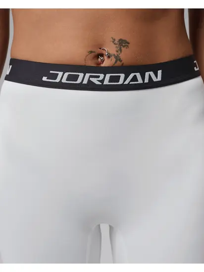 Лосини Jordan W SPT DF HR SNGL TGHT L, білий з чорним