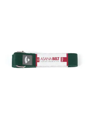 Ремінь для йоги Asana Belt від Bodhi темно-зелений 250x3.8 см