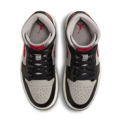 Кросівки AIR JORDAN AIR 1 MID SHOES WHITE/BLACK