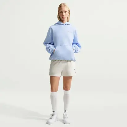 Толстовка Nike W STDO FLC OS PO HDY GLS, блакитний