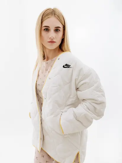 Куртка Nike W NSW JACKET SU, бежевий