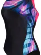 Купальник Arena DREAMHLINE SWIMSUIT V BACK, чорний з рожевим