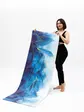 Килимок для йоги замшевий Sitara Midnight Marble RAO 183×68×0.3 см