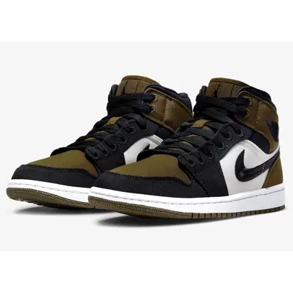 Кросівки Jordan 1 Mid Olive Toe (W)