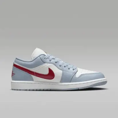 Кросівки Jordan 1 Low Blue Whisper Dune Red (W)