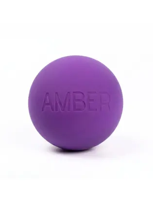 Масажний м’ячик Amber силіконовий 6 см фіолетовий