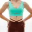 Топ Nike W NK DF INDY PLUNGE CUTOUT BRA, салатовий