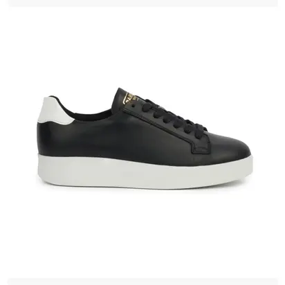 Кросівки Barbour Leather Trainers Black/White