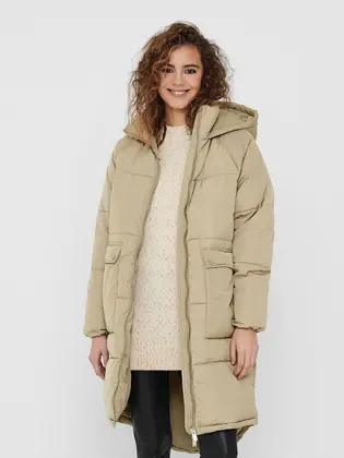 Пальто ONLGABI OVERSIZED LONG COAT OTW NOOS ONLY M Бежевий