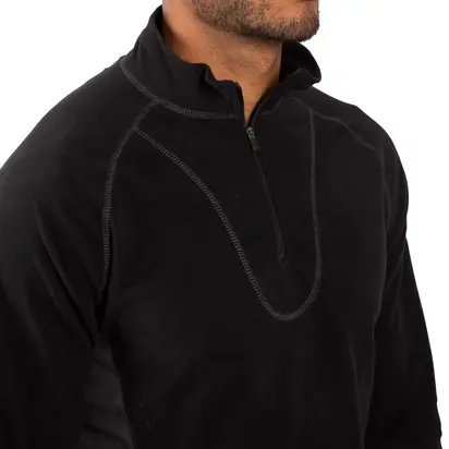 Термобілизна набір THRILLER - UNISEX M/FLEECE BASE LAYER Trespass XXS Чорний