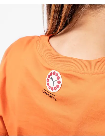 Футболка PUMA X LIBERTY Graphic Tee, помаранчевий